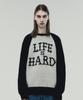 THEVINYLHOUSE Mohair Jacquard Sweater Cream (Vh2Dfuk604A)