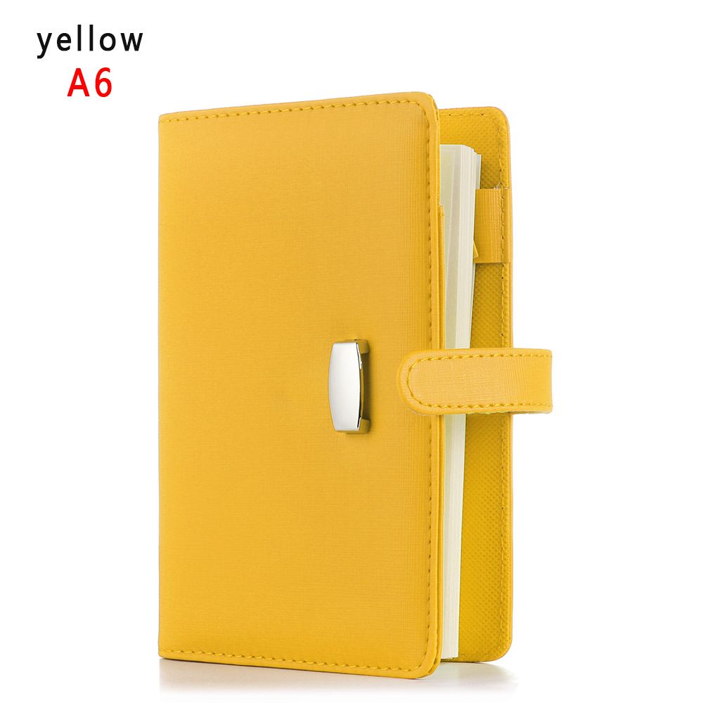 Supplies Journal Ring Binder Leather Card Organizer Notepad File Folder Daily Planner Notebook