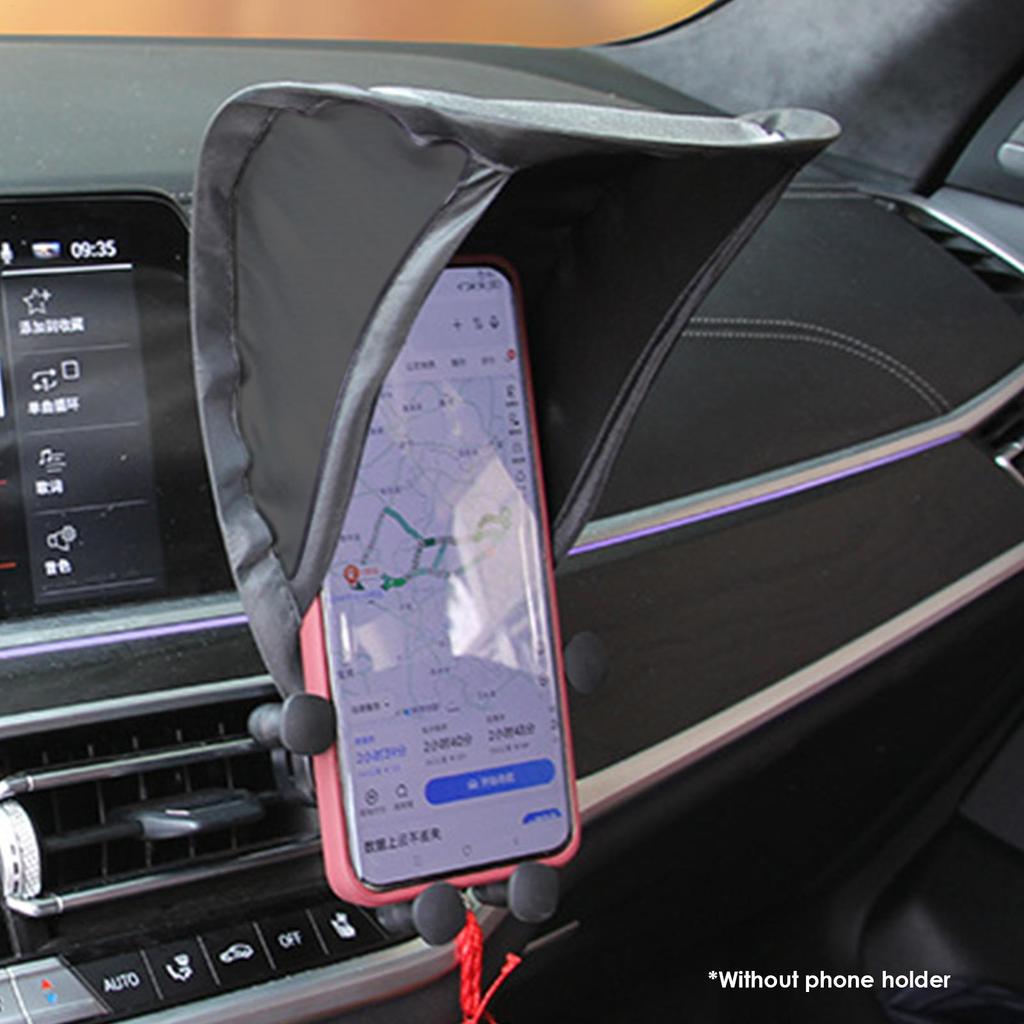 Phone Shade for Car Foldable Anti-Glare Universal Heat-Insulating Car Phone Sun Shade for Women Men Motorcycle SUV RV Sedan