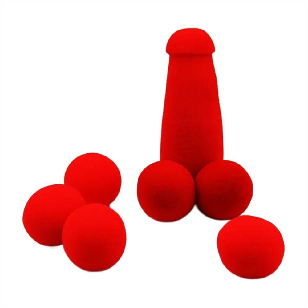 Magic Prop Magic Trick Sponge Funny Gadgets Magic Red Sponge Small Sponge Brother Street Stage