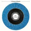 4/8/12Pcs 125mm Metal Sanding Flap Discs Angle Grinder Wheels Blade 40/ 60/80/120grit Flap Sanding Disc Angle Grinder Grinding