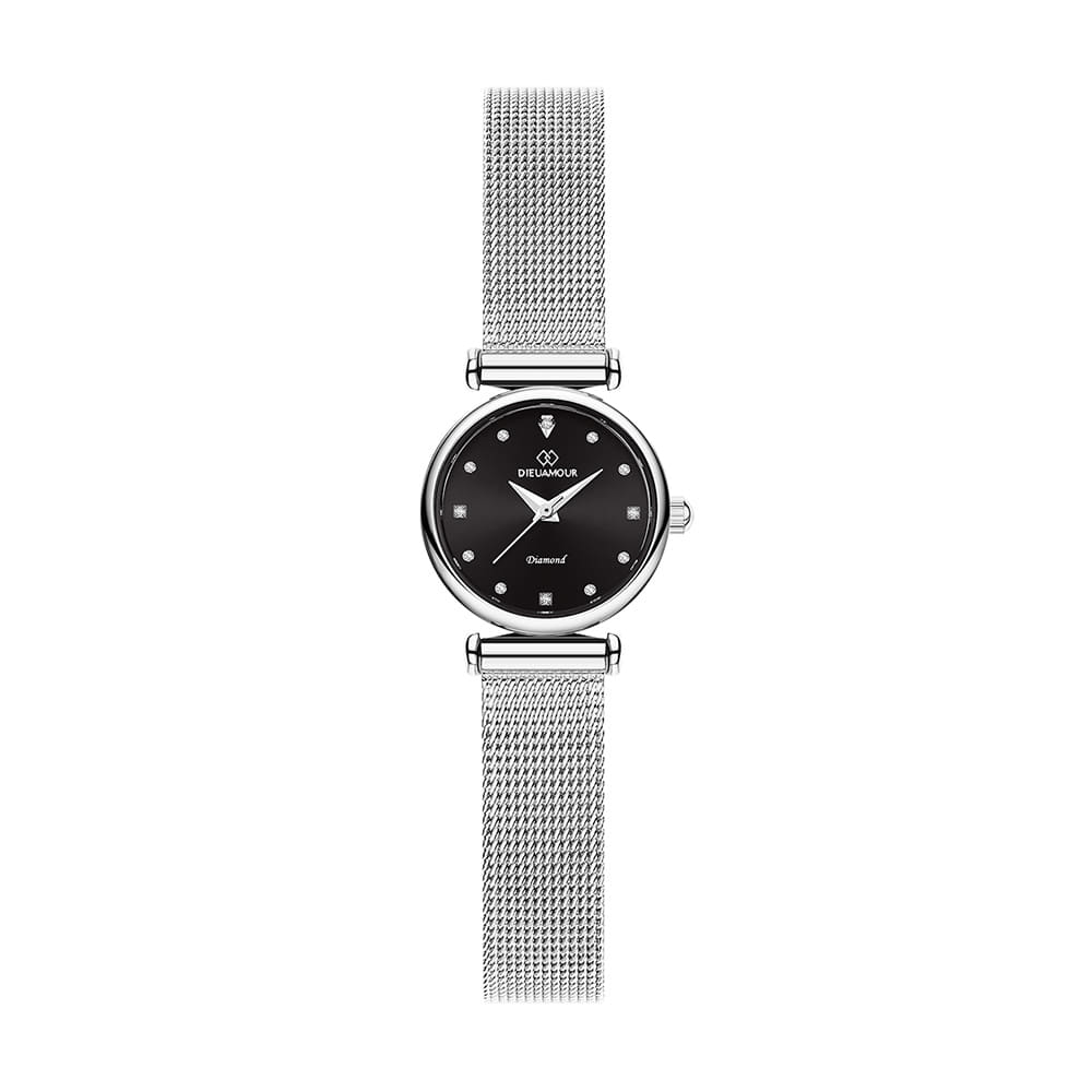 Diyuamoleu Women'S Mesh Band Watch Daw3202M-Sb Diamond Watch