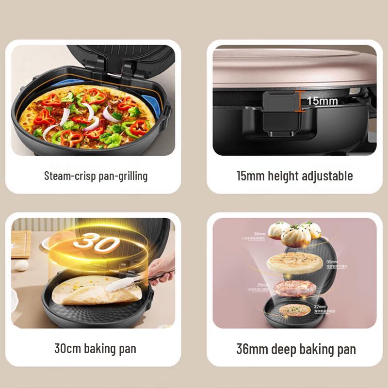 SUPOR Electric Pancake Maker & Grill CN Plug (adapter Included)