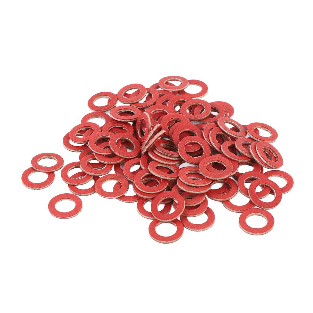 100 Pcs Outboard Oil Drain Gasket 90430 08020 90430 08021 00 Red Plastic Outboard Engine Oil Drain Seals