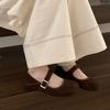 Fashion Fashion Buckle Strap Ladies Mary Janes Flats Shoes Soft Female Shallow Footwear Round Toe Women Flats With Shoes