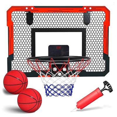 Korb für den Innenbereich für Kinder – Mini-Basketballkorb für die Tür mit 2 Bällen und komplettem Basketballzubehör, Basketballspielzeug für Kinder, Jungen und Teenager