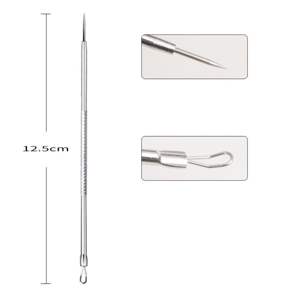 4pcs/6pcs/8pcs/11pcs Stainless Steel Blackhead Removal Tool Pimple Popper Tool Acne Extractor Tool