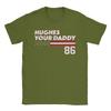 Graphic Printing Jack Hughes Hughes your Daddy T Shirt For Unisex  100 Cotton Tshirts Short Sleeve Clothing