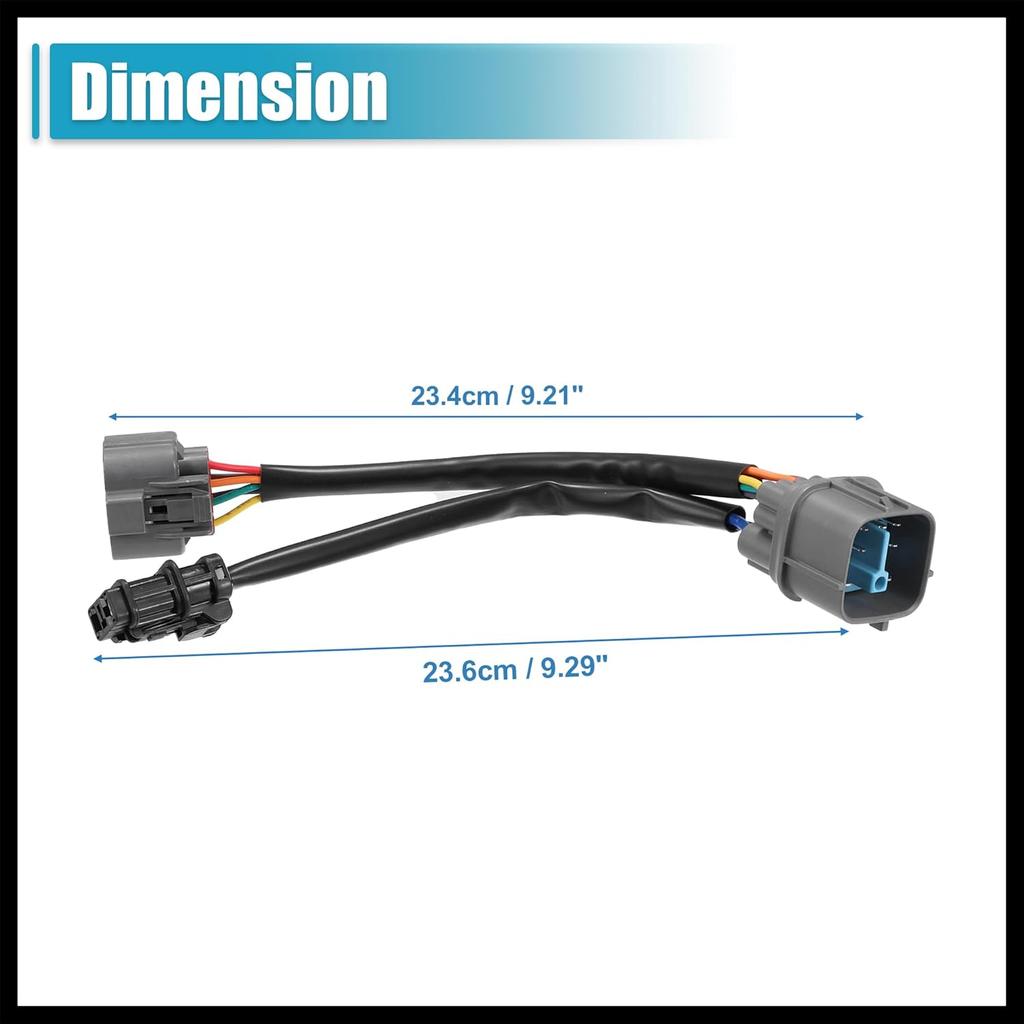 Distributor Jumper Harness OBD2 to OBD1 10 Pin for Honda Civic 1996-1998 for Honda Civic Si 99-00 for Acura Integra-
