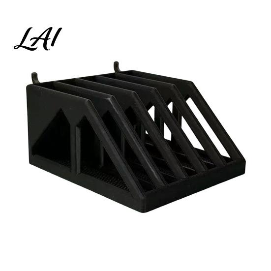 Desktop Storage Organizer Sandpaper Rack 5 Inch Sanding Discs Bins with Holed Disc Hooks And Slots Design Wall Mount Rack