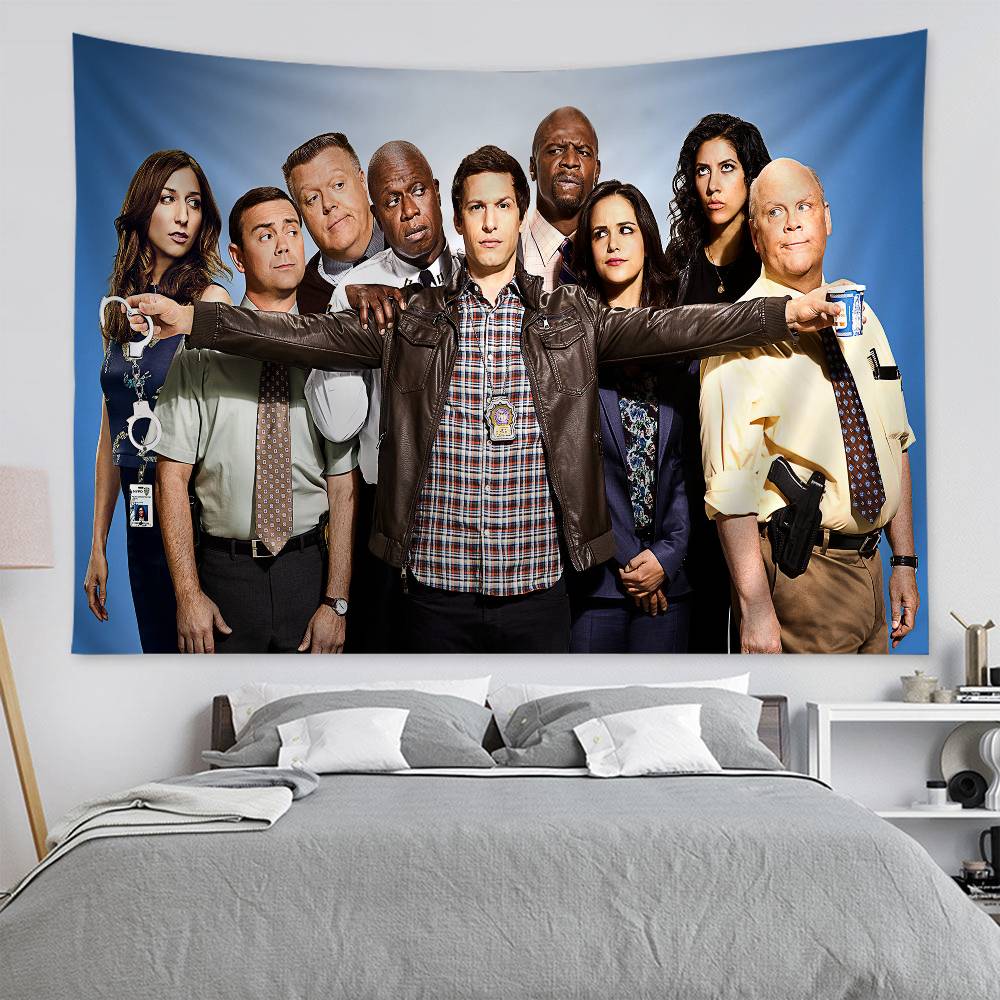 Comedy TV BBrooklyn Nine Nine Anime Tapestry Hanging Tarot Hippie Wall Rugs Dorm Home Decor