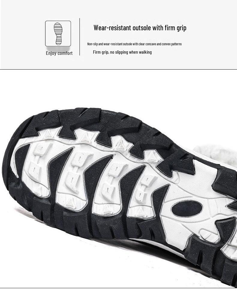 2025 Women's High-top Winter Snow Boots - Outdoor Travel Cotton Combat Footwear