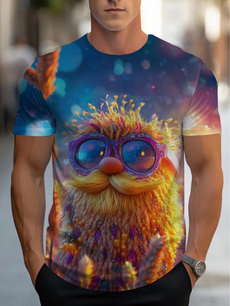 Funny Beer Tee T-shirt Men Creepy Zombie Beer Can Print Short Sleeve Man Tshirt Apparel Fashion Street Comfort Tops