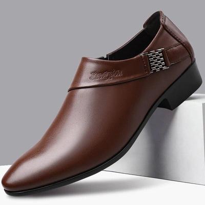 Herren PU Lederschuhe Formelle Kleiderschuhe für Herren Übergröße Party Hochzeit Büro Arbeitsschuhe Slipper Business Casual Oxfords