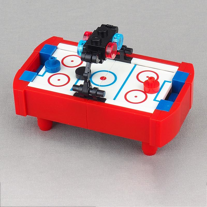 MOC Arena Building Blocks Racing Console Poker Board Game Mahjong Machine Yacht Patrol Boat Billiards Ice Hockey Table Brick Toy