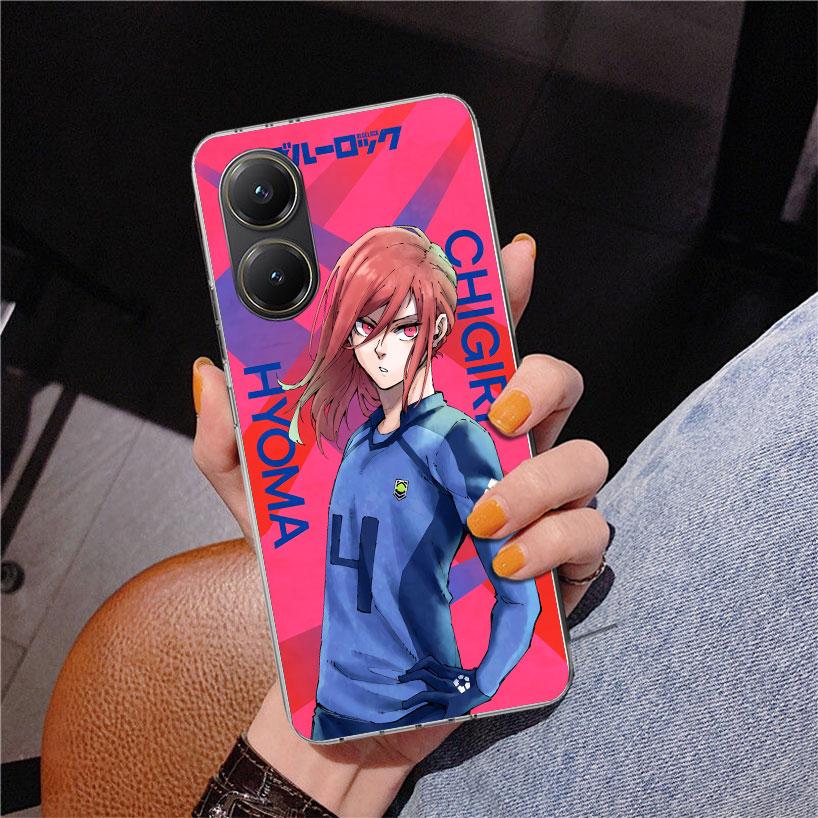 Hot Anime Blue Lock Phone Case For Xiaomi Poco X7 X6 X5 Pro F7 Ultra Redmi 15C 15 13C 13 12C 12 10 10A 10C 9 9A 9C 9T Cover Poco