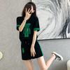 Pink Bear Suit for Women, Summer, Light and Mature Style, Hong Kong Style, Fashionable, Foreign Style, Bear Thin Shorts Two-piece Set