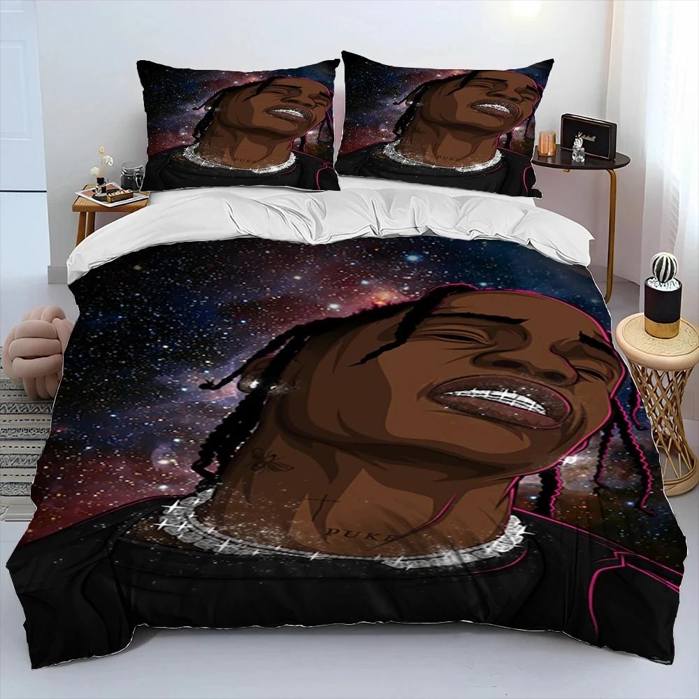 Hip Hop Art Rapper Legend Star Comforter Bedding Set,Duvet Cover Bed Set Quilt Cover Pillowcase,king Queen Size Bedding Set Boys