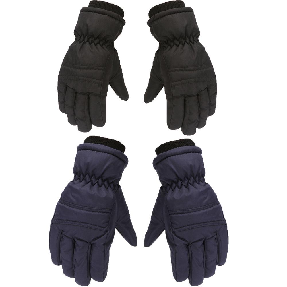 Kinder Winddichte Winter Skihandschuhe, Dicke Rutschfeste Kälteschutz für Outdoor Radfahren, 2 Paar