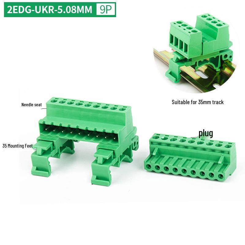 2EDG-UKR-5.08MM Plug-in Rail Guide Terminal Block Connector