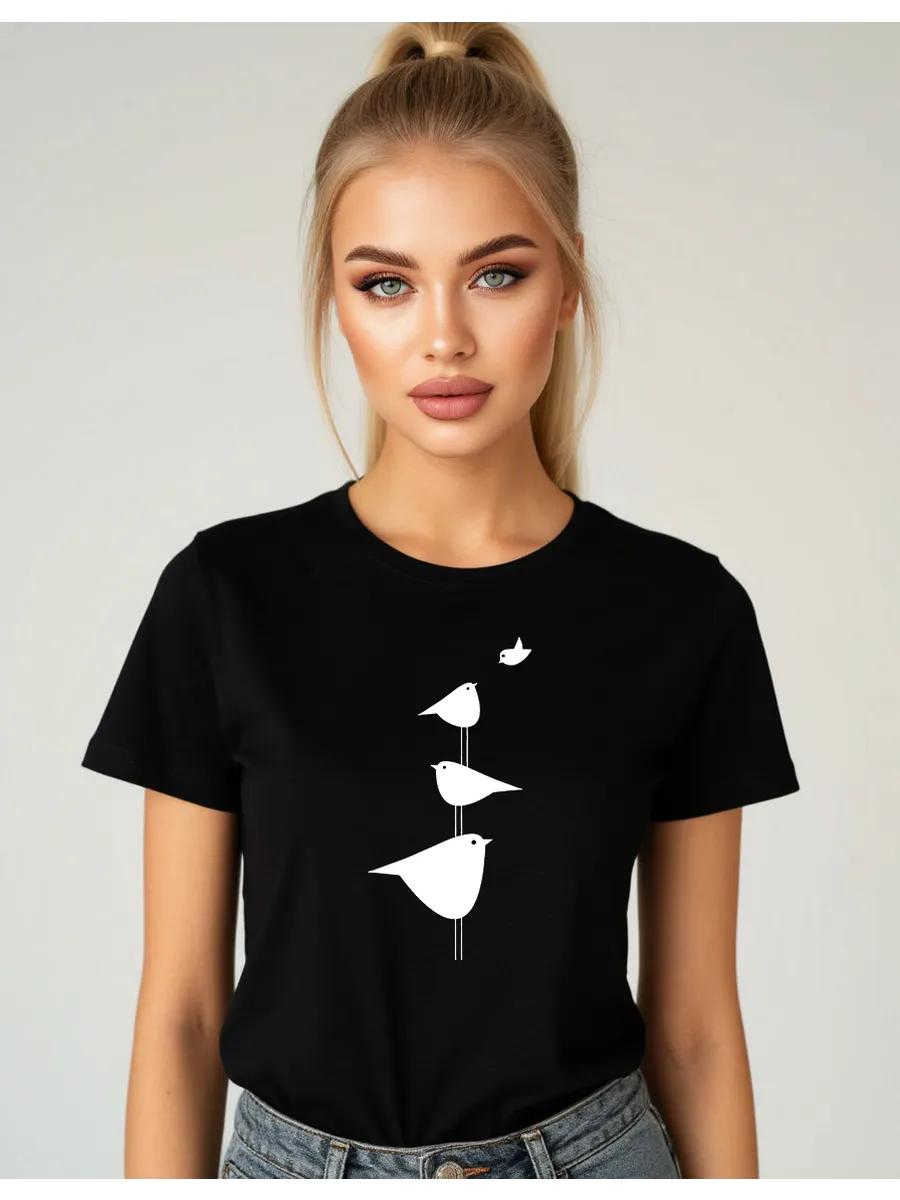 T-shirt with butterfly print S
