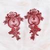 2pcs Organza Fabric Lace Applique Patch Handmade Craft DIY Sewing Lace Accessories  Quilting