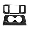 Fit Ford F150 2015- Carbon Fiber Rear Cup Holder &Air Vent Outlet Trim Cover