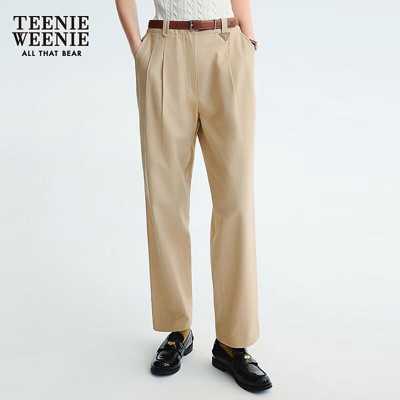 Teenie Weenie Women's 2025 Autumn Straight-Leg Casual Pants