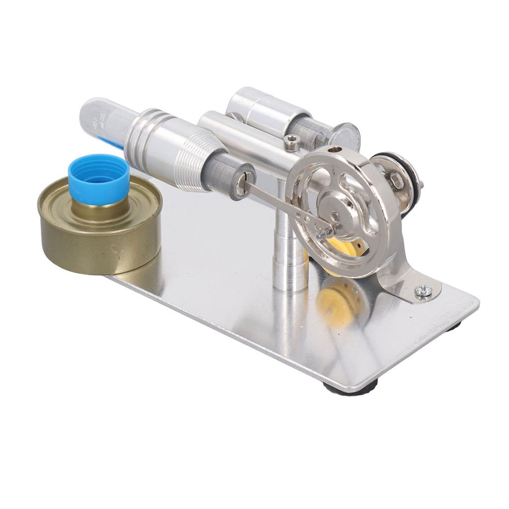 Kids Hot Air Stirling Engine Motor Model with Colorful LED Light Electricity Generator Educational