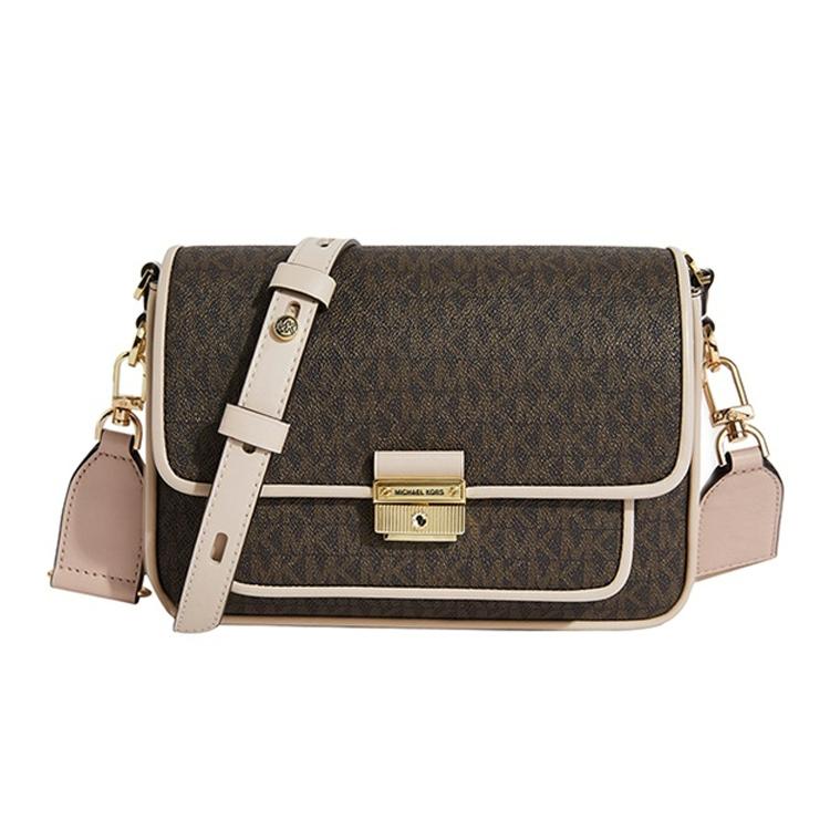 

New MICHAEL KORS Leather Shoulder Bag Women s 30S1G2BM2B-266 23.1*5.6*15.5CM