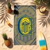 Club Atletico Rosario Central (14) Theme Beach Towel Sand Resistant Soft And Comfortable Suitable For The Pool Camping Yoga And Diving A Travel Essent