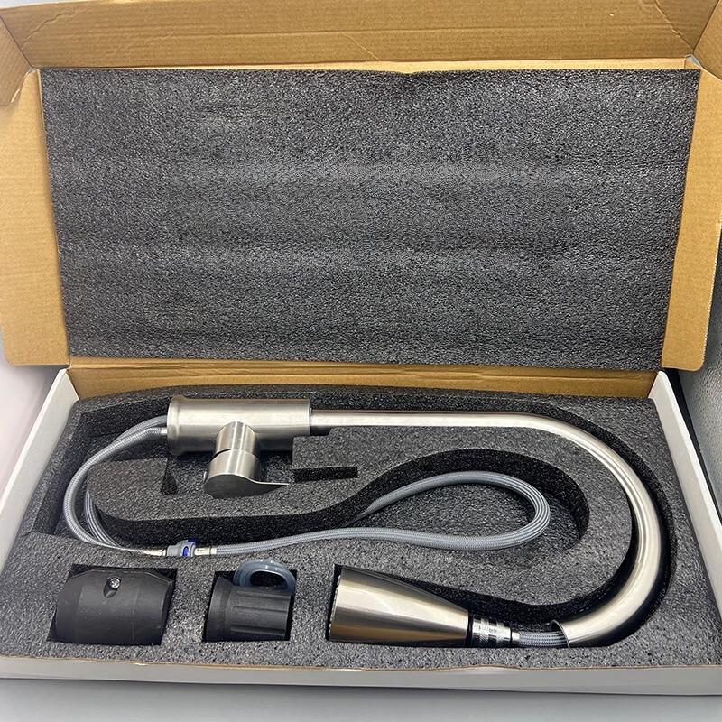 YIXI Stainless Steel Pull-Out Kitchen Faucet