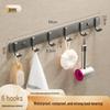 Adhesive Space-Saving Aluminum Towel & Clothes Hook for Bathroom/Kitchen