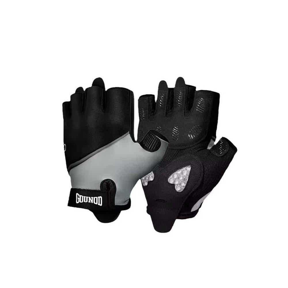 1 Pair Anti-Slip Fitness Gloves Silicone Half Finger Mittens Sports Gloves Cycling Gloves  Outdoor