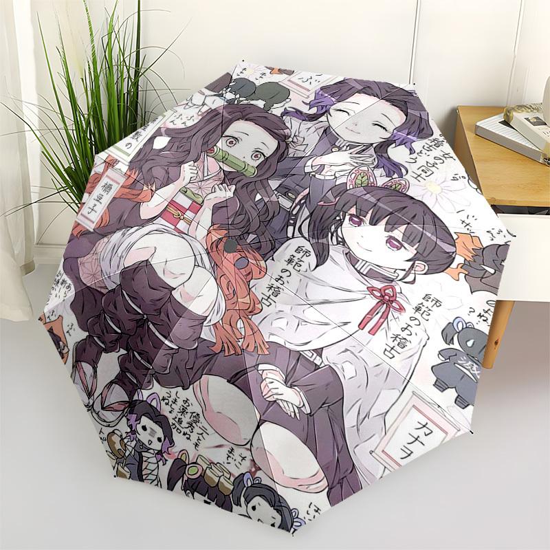 

1pc Anime Characters Automatic Opening Folding Umbrella - 8 Bone Iron Frame, Suitable for Fans, Travel, Daily Use, Gift for Festivals.U081