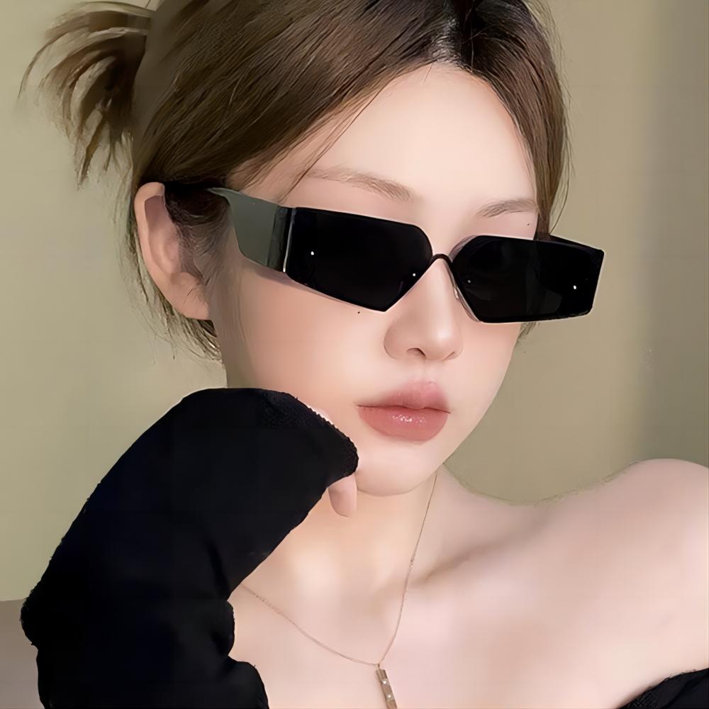 Unisex Casual Beach Summer Holiday Everyday Accessories Trendy Design Sunglasses Fashion Wear Spice Girls Rimless Sunglasses