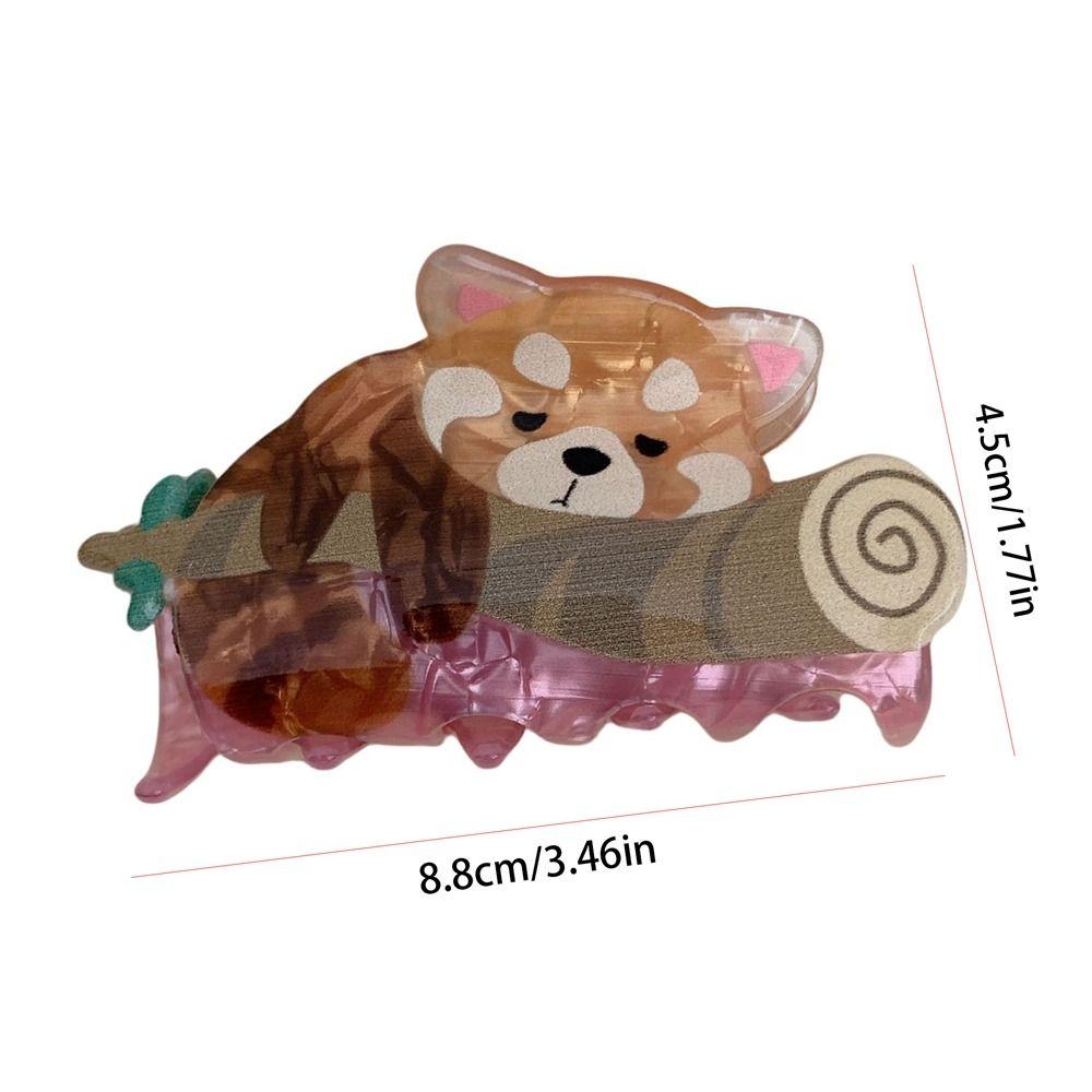 Funny Acrylic Koala Hair Claw Bear Sea Creature Animal Hair Clip Cartoon Hair Accessories Big Shark Clip Female
