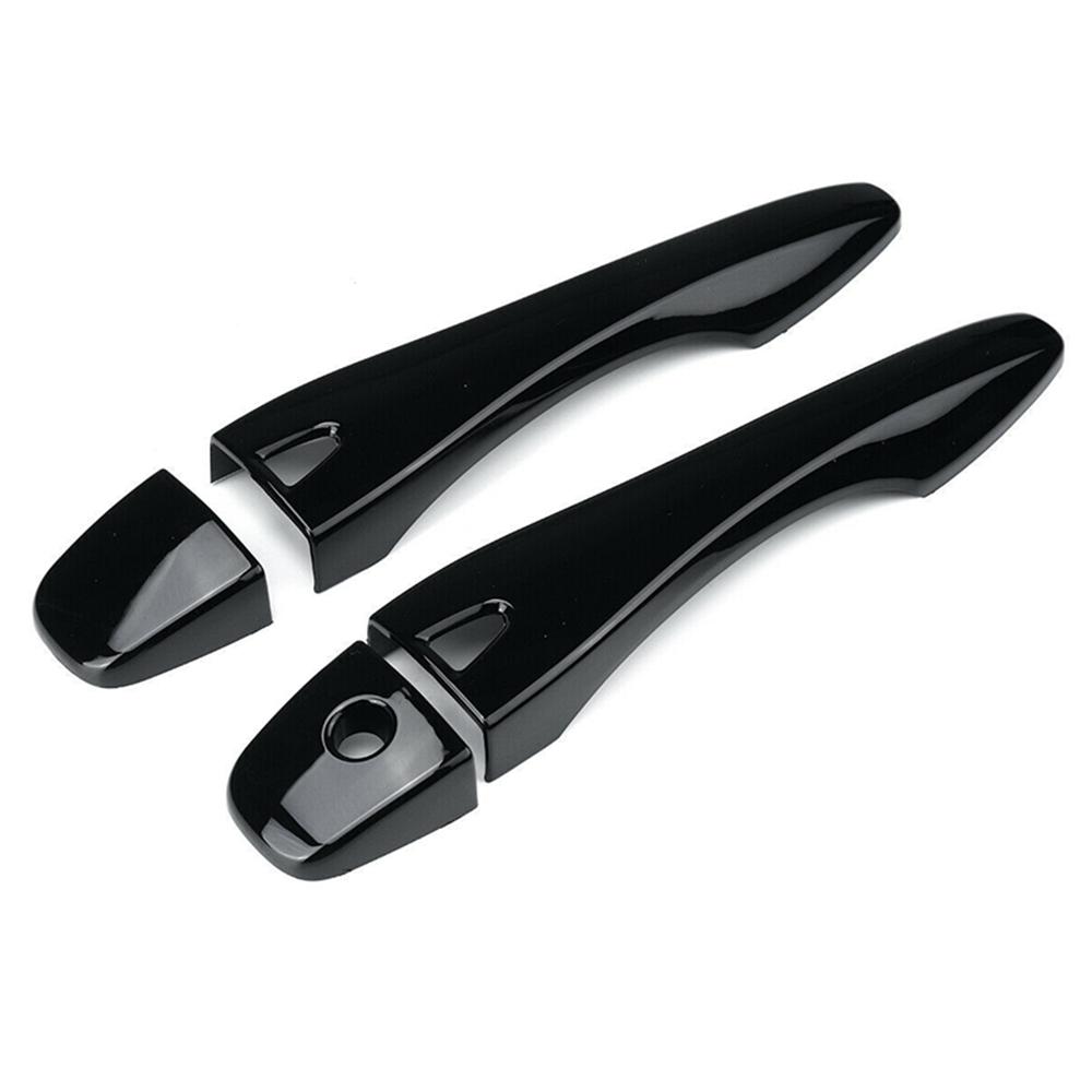 Black Door Handle Covers Trim With Smart Hole For Nissan Altima 2013-2018