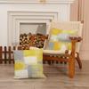 Ins Style Contrast Color Pillow Cover Polyester Printing Simple Versatile Sofa Pillow Living Room Decoration Chair Cushion