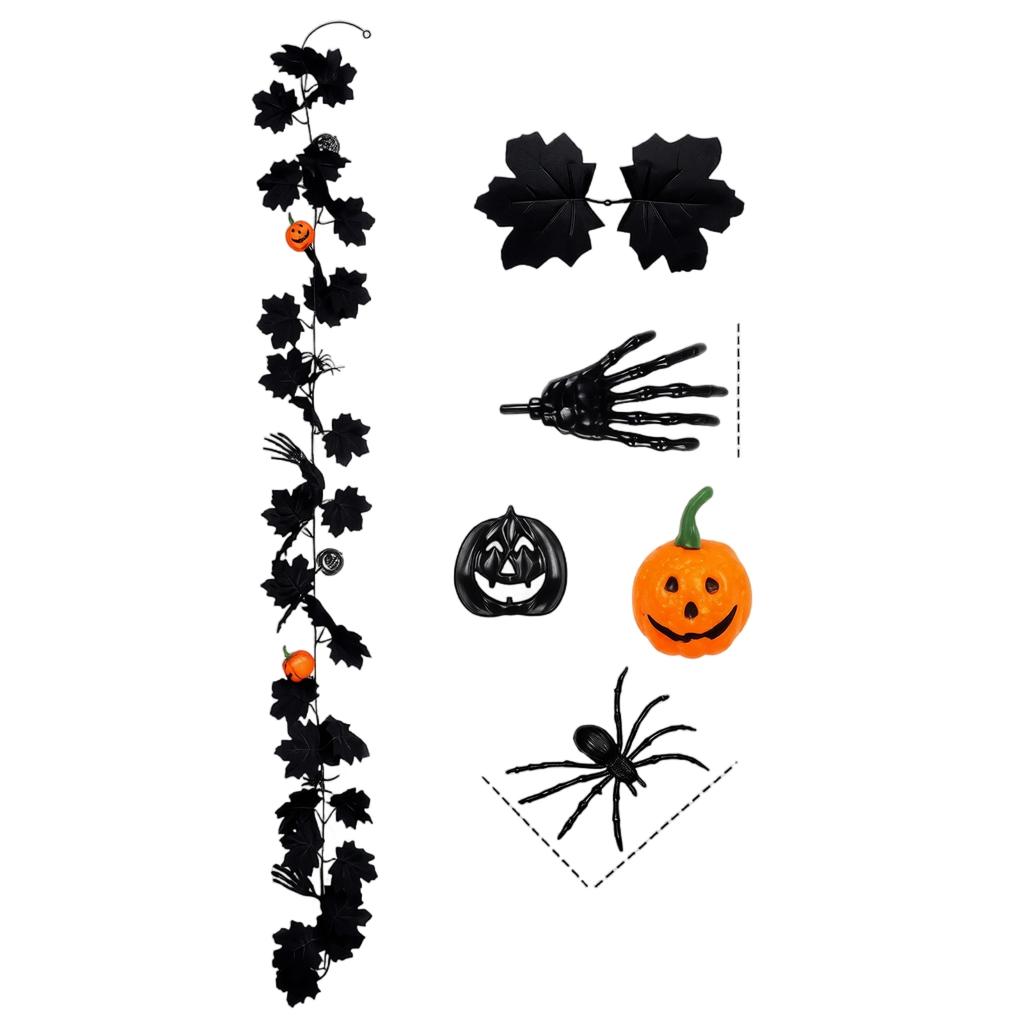 Artificial Maple Leaf Wall Hanging Decoration for Fall Home Decor