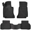 8012014 - Tapetes de Borracha 3D com Borda Alta Adequados para: Mercedes-Benz W205 C (2014-2021)