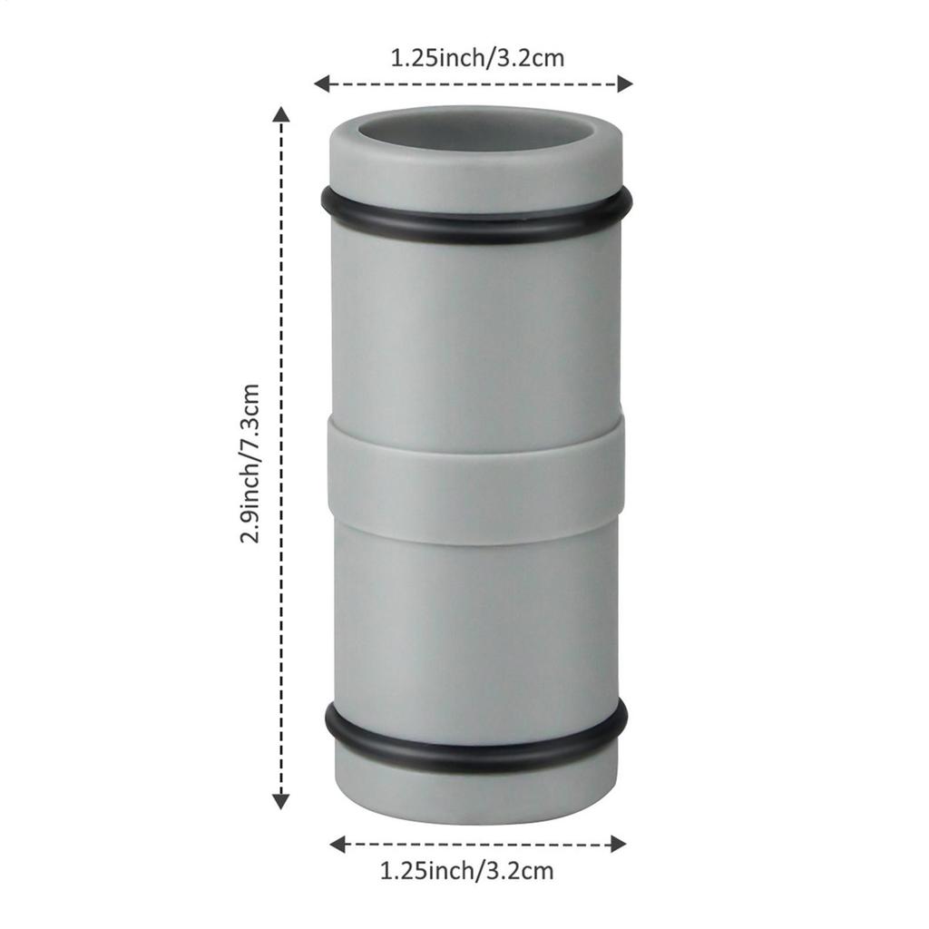 Replacement 32mm Pool Hose Connector Straight / T Joint 1.25inch Over Ground Pool Extension Hose Connection For 1-1/4inch Hose