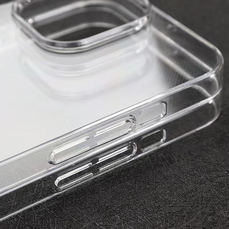 Anti-Yellow Crystal Clear Case for iPhone 16 17 15 14 13 12 11 Pro Max Military Protection Slim Fit Soft edge Ultra-Thin Cover