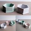 On Candle Jar Silicone Molds, Geometric Plant Pot Molds for Resin, Concrete, and Epoxy Resin Casting