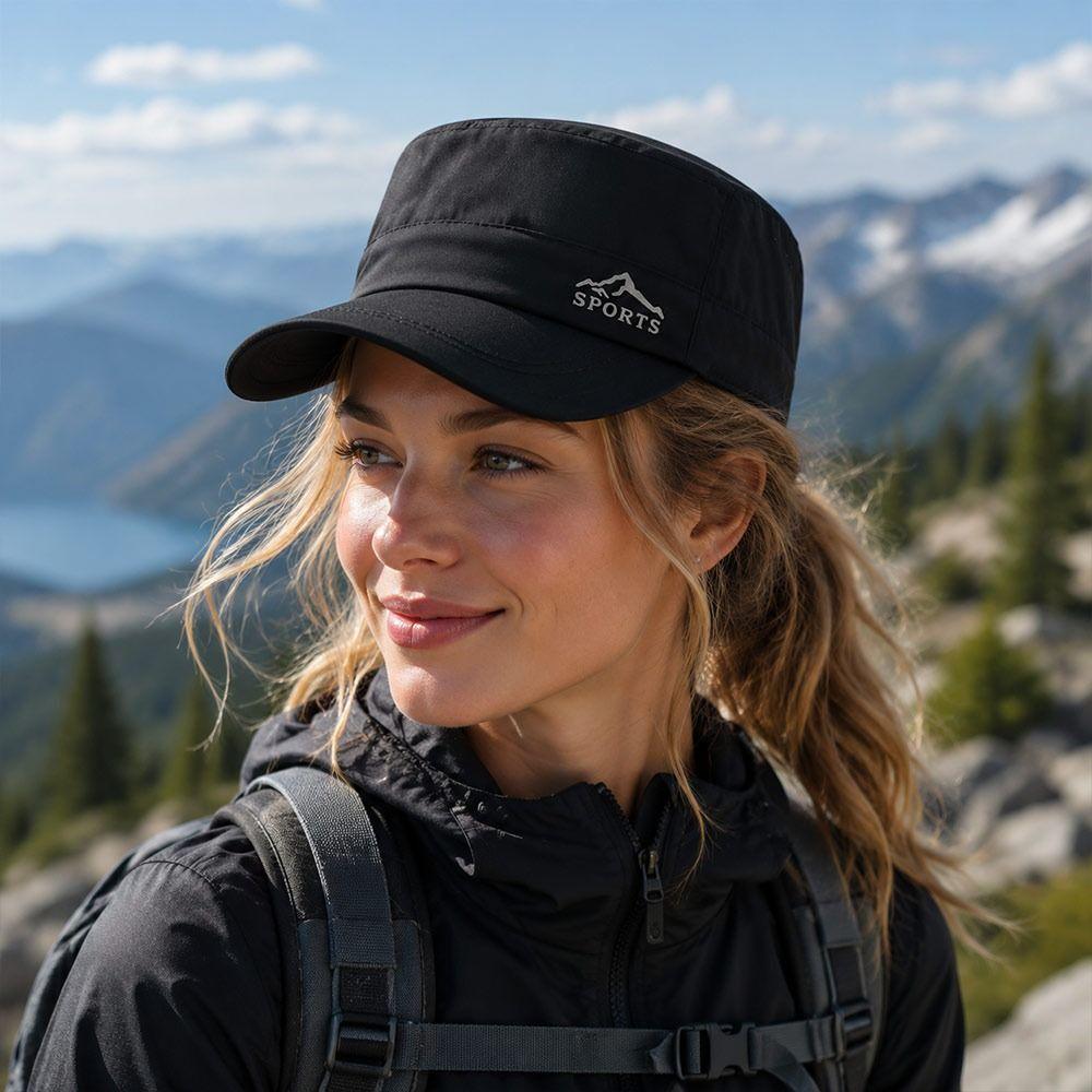 Sun Protection Sun Hat Quick Drying Sports Running Cap Casual Sunscreen Cap Women Men