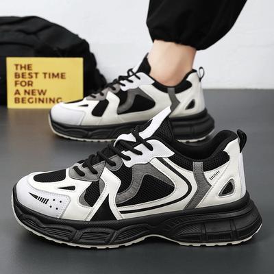 Frühlings Herrenschuhe Neue Atmungsaktive Mesh-Schuhe Herren Trendige Vielseitige Dicksohlige Sneaker Lässige Dad Shoes Trendschuhe