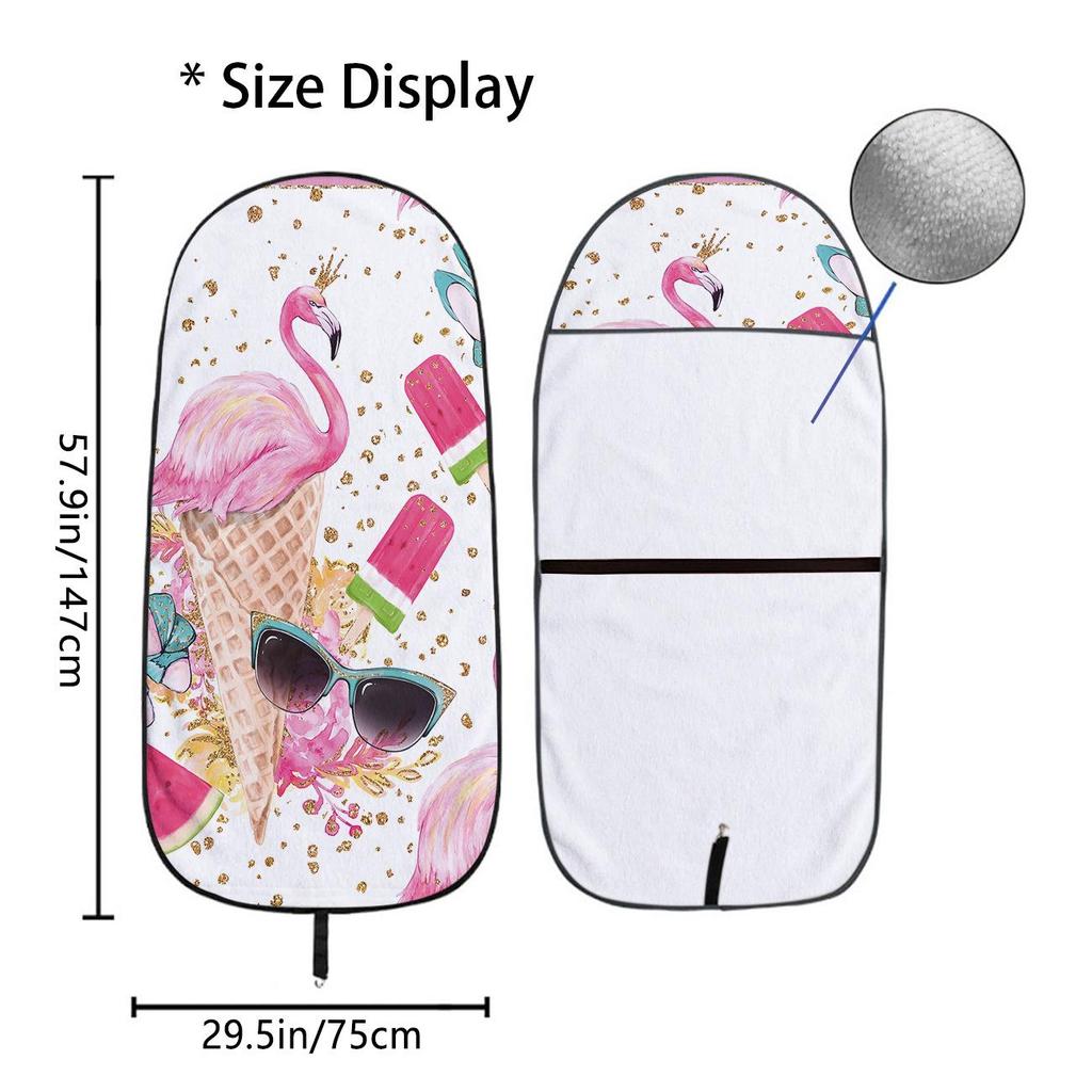 Front Car Seat Towel Cover: All-Season Gym & Workout Protector, Universal Fit.