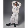 Pantaloni alla Zuava da Donna Vestibilità Y2K Pantaloni Corti Coulisse Vita Alta Patchwork Pizzo Floreale Pantaloni al Polpaccio