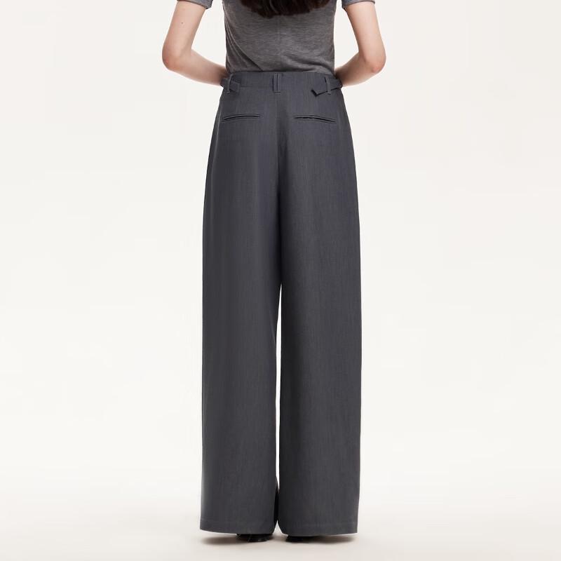 VEROMODA Pleated Draped Wide-Leg Casual Pants