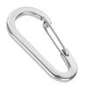 5Pcs Aluminum Alloy Spring Snap Hooks Carabiner Clips Outdoor Camping Multi-Tool